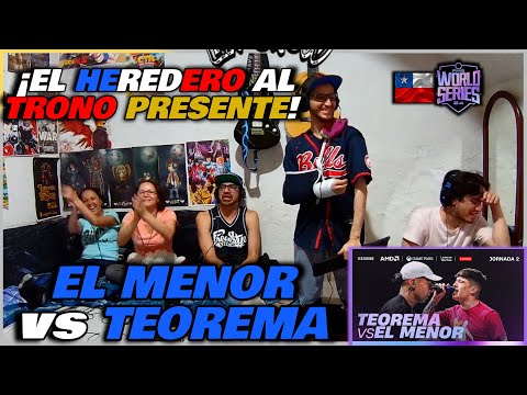 🔴COLOMBIANOS REACCIONAN a EL MENOR vs TEOREMA - ¡EL HEREDERO AL TRONO! [FMS WORLD SERIES SUPERLIGA]
