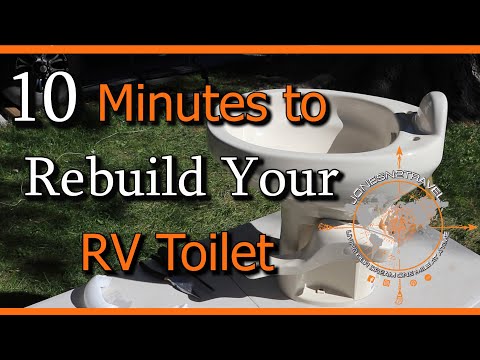 HOW TO THETFORD RV TOILET REBUILD | RV LIVING