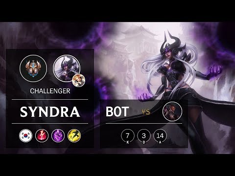 Syndra Bot vs Lucian - KR Challenger Patch 9.20