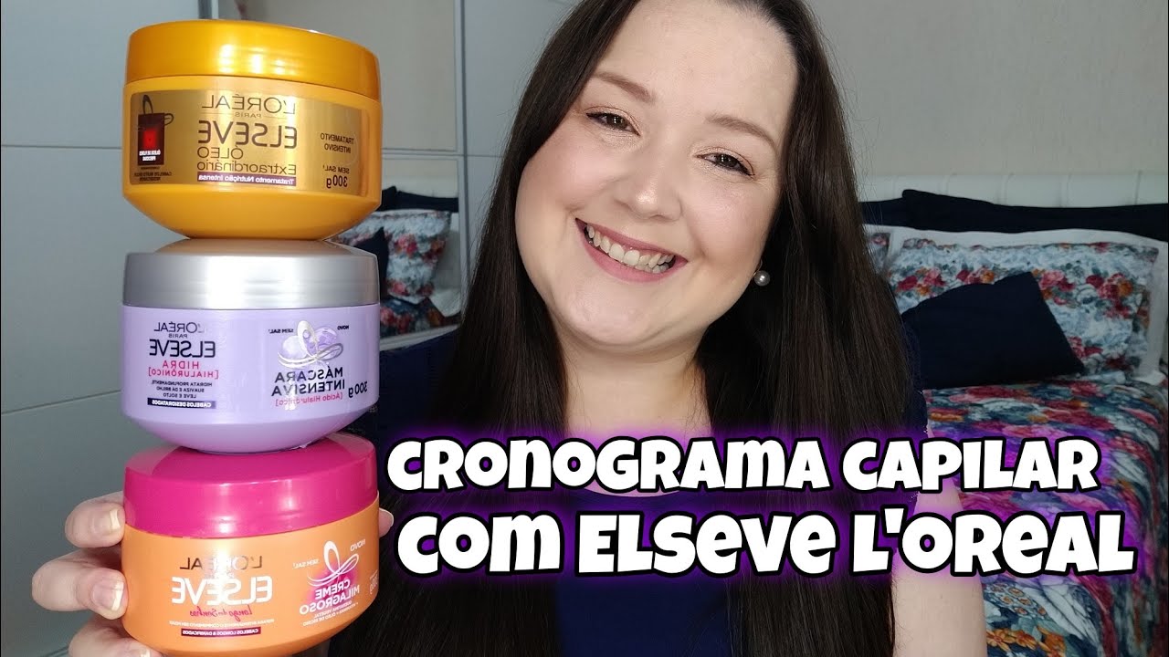CRONOGRAMA CAPILAR COM MÁSCARAS DA ELSEVE L'OREAL
