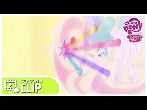▷Clip | Princess Celestia Banishes Nightmare Moon (Princess Twilight Sparkle) | MLP: FiM (S4) [HD]