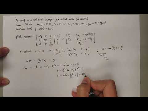 Flight Mechanics #3: Motion of pitch constrained aircraft