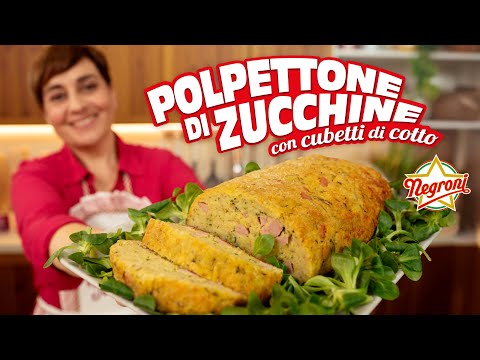 POLPETTONE DI ZUCCHINE CON CUBETTI DI COTTO Ricetta Facile - Fatto in Casa da Benedetta
