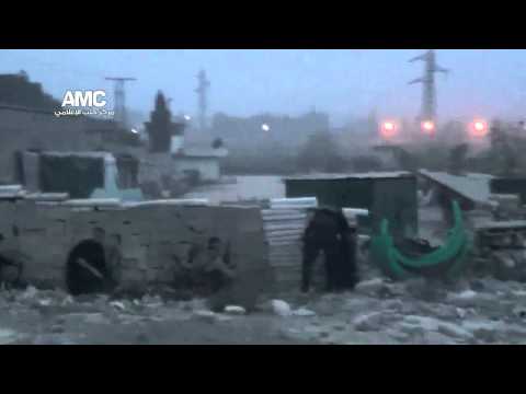 اشتباكات بين عناصر ألوية فاستقم كما أمرت وقوات النظام على أطراف معمل سادكوب في مدينة حلب