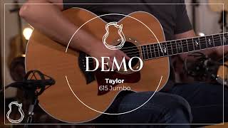 Video thumbnail for Taylor 615 Jumbo, Quilted Maple | Lance Allen by Carter Vintage Backstage