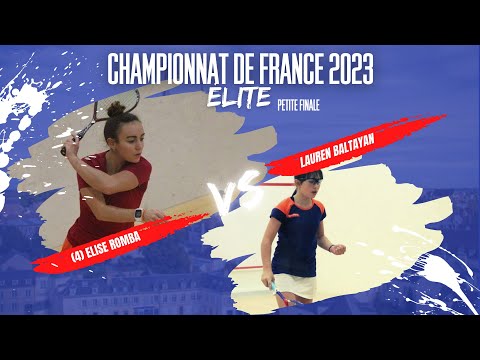 CHAMPIONNAT DE FRANCE ÉLITE 2023 - PETITE FINALE - BALTAYAN/ROMBA