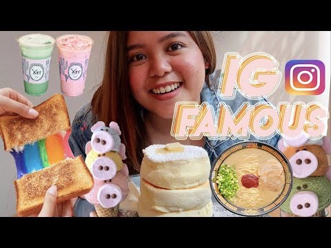 IG FAMOUS Food Taste Test Tokyo | Merienda Time Japan Edition