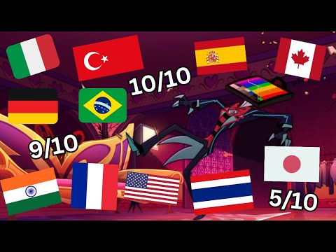 I'M FROM FLORIDA! in ALL official Amazon Prime Language Dubs | Hazbin Hotel Season 2 w/Rating