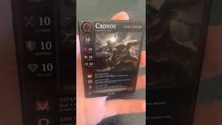 God Of War The Greek Saga 10/68 - Cronos [ PREMIUM QUALITY ] #godofwar #cronos #tcg #greek #reel
