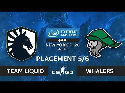 CS:GO - Whalers vs. Team Liquid [Dust2] Map 2 - IEM New York 2020 - Placement 5/6 - NA