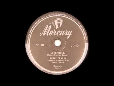 Rusty Draper & Orchestra David Carroll  -  Seventeen 78 rpm 1955