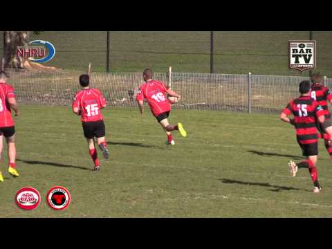 2015 NHRU Round 12 Premier 2 Highlights - Waratah v Singleton Bulls
