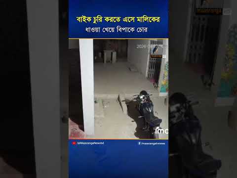 বাইক চু'রি করতে এসে মালিকের ধাওয়া খেয়ে বিপাকে চো'র | Maasranga News