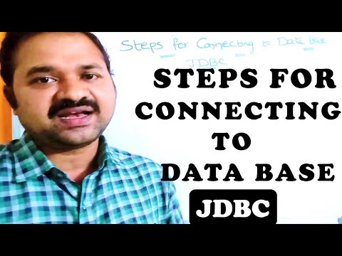 JDBC STEPS FOR CONNECTING TO DATA BASE || STEPS FOR JAVA DATA BASE CONNECTIVITY || WEB TECHNOLOGIES