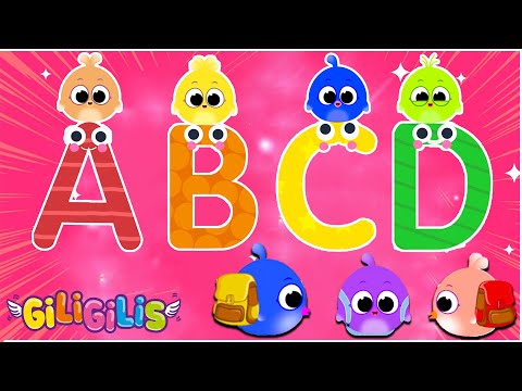 Phonics Song | ABCD Alphabets Songs For Kids | Nursery Rhymes By Giligilis | Popular Children Song