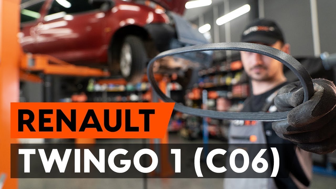 Hosszbordás szíj-csere Renault Twingo C06 gépkocsin – Útmutató