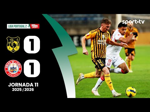 Resumo: Lourosa FC 1-1 U. Leiria - Liga Portugal Meu Super | sport tv