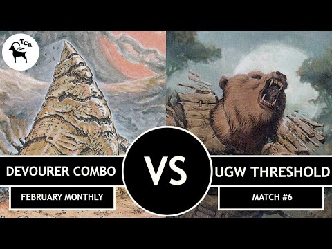 Devourer Combo vs UGW Threshold - Premodern Monthly Open February 2021 Match #6