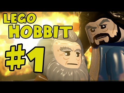 Lego The Hobbit Walkthrough Part 1 - There And Back Again - Lego Hobbit The Video Game Gameplay