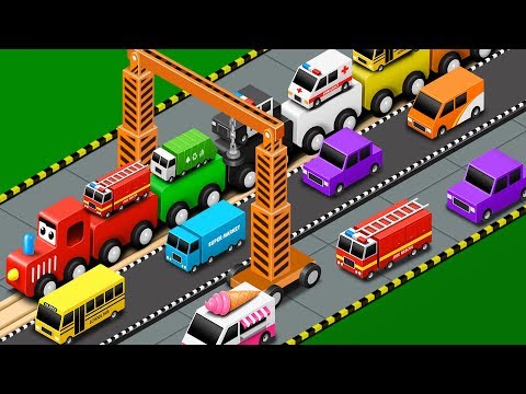 Colors for Children to Learn with Toy Street Vehicles - Educational Videos - Toy Cars for KIDS