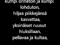 Laura Närhi feat. Erin - Siskoni lyrics 