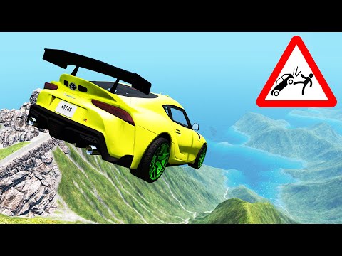 BeamNG.Drive - How far will it Jump? #2