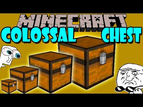 ANTONIcra -  COLOSSAL CHESTS MOD - The most Giant Chests in minecraft!  - Minecraft mod 1.8 Review ESPAÑOL