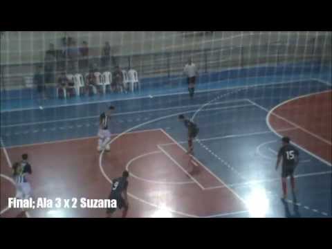 Gols de Ala 3 x 2 Suzana  Semifinais do Futsal Masculino da Copa Amazonas do Sapateiro 2013