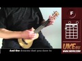 Somewhere Over The Rainbow IZ Ukulele Tutorial Chords Lyrics