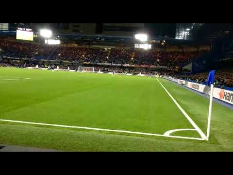 Chelsea vs Vidi fc 1:0  Stamford bridge view from Mathew Harding lower b10 row C seat 312