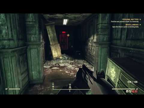 Fallout 76 - Peronal Matters: Find The Next Journal In Vault Tec University Overseer Entry #4 (2018)
