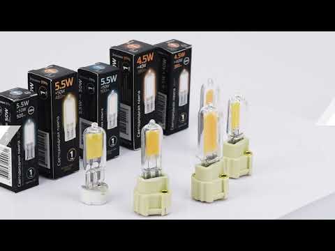 Видео Лампа Gauss G4 AC220-240V 3.5W 260lm 4100K стекло LED 1/10/200 Артикул: 107807203 Видео Лампа Gauss G4 AC220-240V 3.5W 260lm 4100K стекло LED 1/10/200 Артикул: 107807203