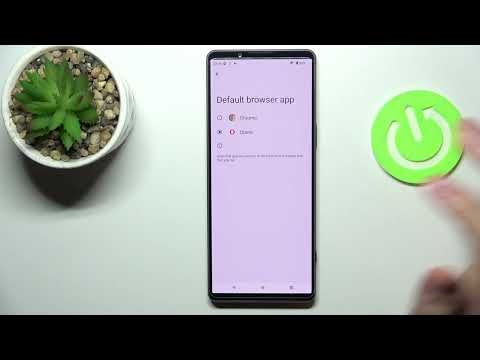 How to Make Chrome Browser as default browser in SONY Xperia 1 IV - Change Default Browser