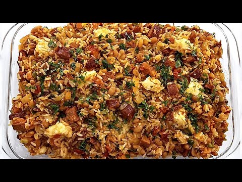 BEANS WITH RICE SIMPLE AND FAST | BEANS WITH RICE HOW TO DO IT