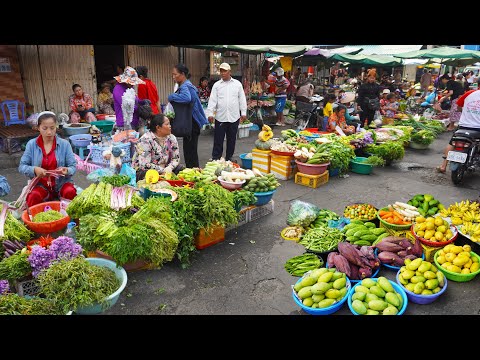 Non-Stop Street Food in Phnom Penh! Kandal Market Vibes, Noodle Frenzy & Factory Feasts!