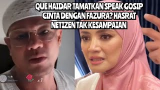 Download lagu Gosip cinta dengan Fazura Akhirnya berakhir? Setelah Que Haidar tampil buat Pengakuan Terbuka..🥺 mp3