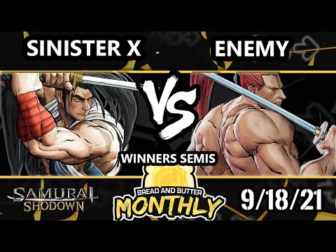 BnB 24 Winners Semis - sinister x (Haohmaru) Vs. Enemy (Genjuro) Samurai Shodown