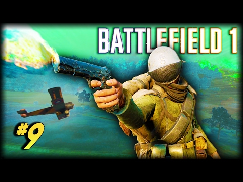 BATTLEFIELD 1 - Unfortunate Moments #9 (Motorbike Fails, Wacky Physics!)