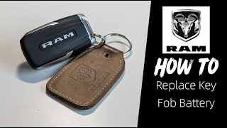 How to Replace RAM 1500 Key Fob Battery
