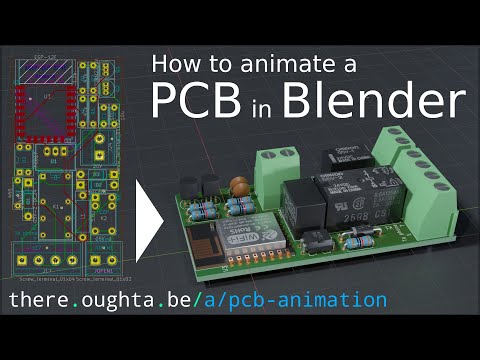 Rendering a KiCad PCB in Blender