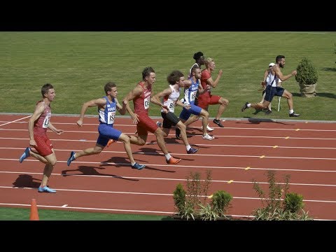 100m Race B, Men, Heat 1, EATC 2019, Second League, Varazdin, CRO