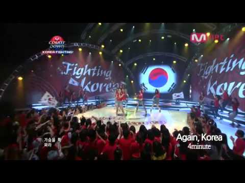 [K-POP]Mnet - M countdown,4minute(Again,Korea), CJ E&M