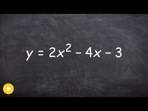 Transfer an equation from standard form to vertex form