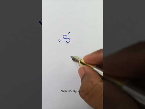 Let's Try The Letter S Signature! 💙✨🤩 Next Letter?! 🤔 #signature #shorts