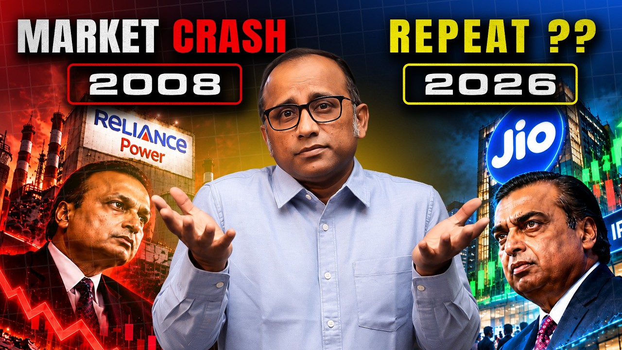 2008 जैसा Crash फिर से? Jio Listing से पहले बड़ा Signal | Crude $117 & Nifty Alert  #bulltrack