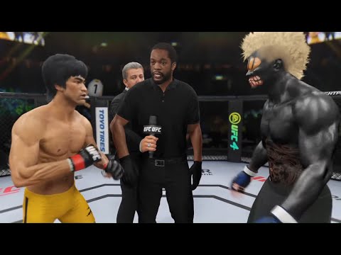 Bruce Lee vs. Black Elf (EA sports UFC 4)