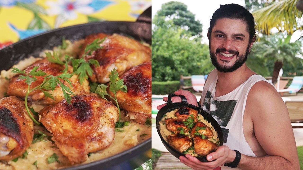 FRANGO COM PURÊ DE BATATA MAIS FÁCIL DO MUNDO | Receitas de Férias | Mohamad Hindi