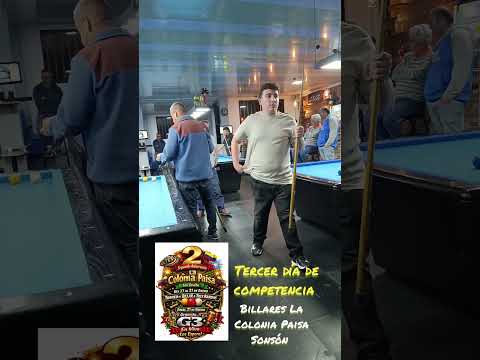 Torneo Billar 3 bandas Club La Colonia Paisa Sonsón Antioquia 2026