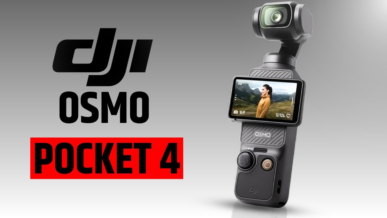 DJI OSMO Pocket 4 - Dual 1inch Sensor?!