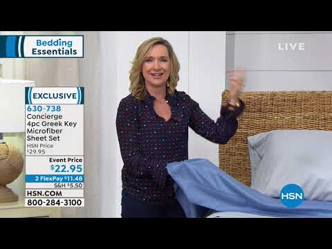 HSN | Bedding Essentials 02.26.2019 - 11 PM